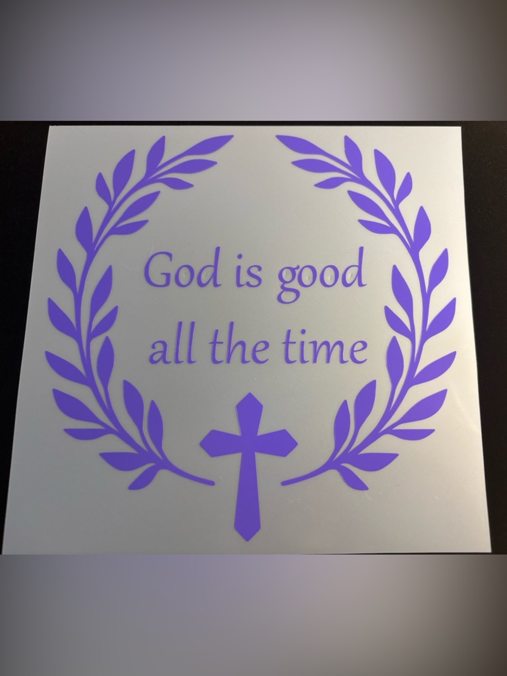 God Is Good Vinyl Decal